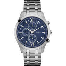 Load image into Gallery viewer, Orologio Guess Uomo Crono Cassa In Acc.Bracciale Acciaio Quadrante Blu
