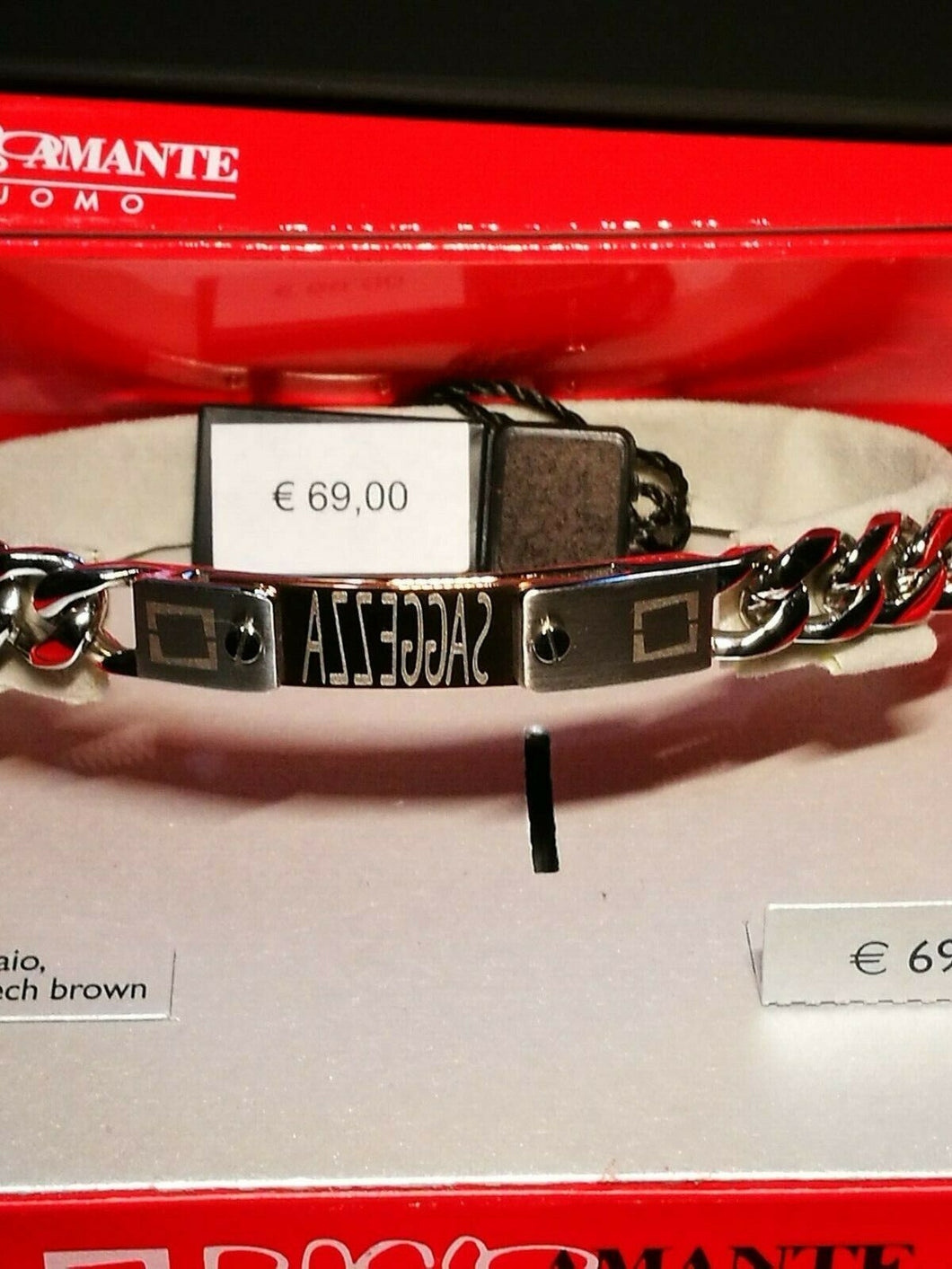 BRACCIALE UOMO ACCIAIO 