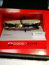 Load image into Gallery viewer, BRACCIALE UOMO &quot;ROSSO AMANTE&quot; ACCIAIO
